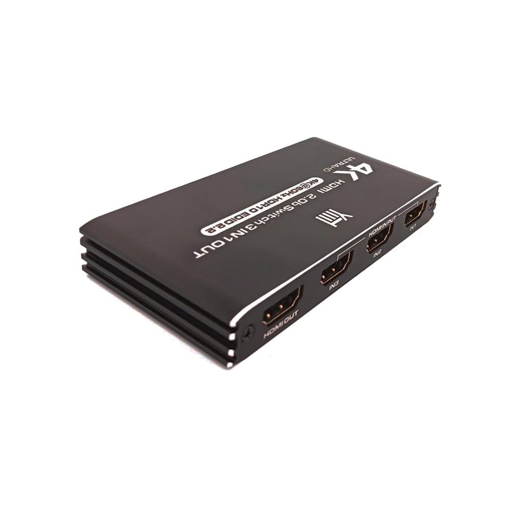 Generic YITA HDMI2.0b Switch 3X1 3 in 1 Out HDCP2.2 4K/60HZ Without Power Supply