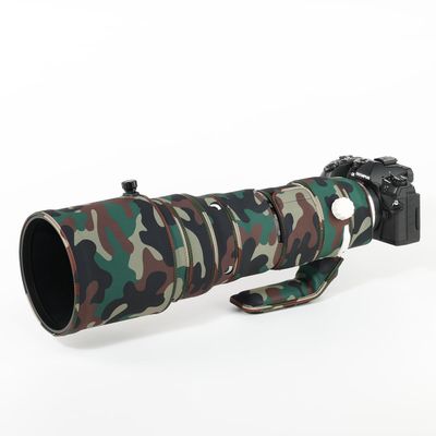 CHASING BIRDS Lens Camouflage Waterproof Coat for Olympus 150-400mm F4.5 TC1.25x is PRO Rainproof Lens Protective Cover Version IV (Military Green Camouflage, with 1.4X and 2.0X TC)