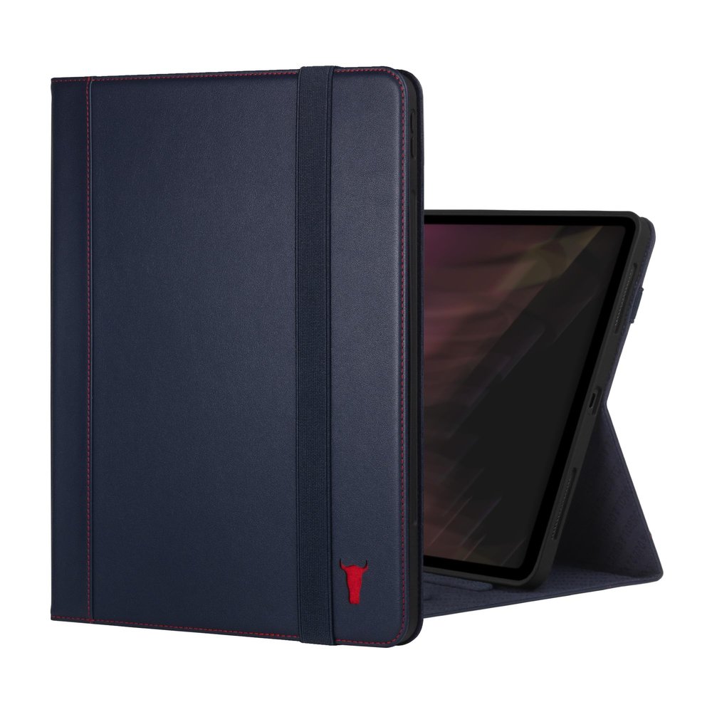 TORRO Case Compatible with iPad Pro 13 (2025/2024) Premium Leather iPad Pro 13 M5 / M4 Case with Stand Function, Apple Pencil Connectivity and Wake/Sleep Function (Navy Blue)