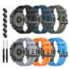 26mm Silicone Sport Bands Compatible with Garmin tactix 8 quatix 8 Fenix8 AMOLED 51mm/Fenix8 pro/7X /7X Pro/6X/6X Pro/5X/5X Plus/3 HR,Watch Strap For Garmin Descent Mk2/3i 51mm/tactix7 Pro/Enduro3/2 view 1