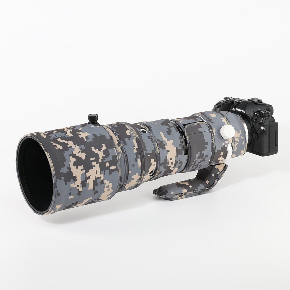 CHASING BIRDS Lens Camouflage Waterproof Coat for Olympus 150-400mm F4.5 TC1.25x is PRO Rainproof Lens Protective Cover Version IV (Digital Camouflage, with 2.0X TC (MC-20))