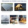 DAQIANG Pure Sine Wave Inverter Dual Digital Display car Inverter 4000W Converter with LCD Display 12V 24V 48V 60V DCto 110V with for Travel,Car,Camping,Solar Inverter (Size : 24Vto110V) view 2