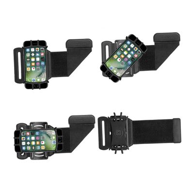 Angoily 1pc Rotation Wristband Phone Holder for Sports Running Elastic Armband Stand Compatible with Smartphones Random Color