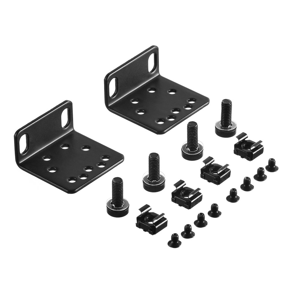 PhyinLan Rack Ear Kit for TP-Link 19-inch Rackmount Switches 1U Rack Width Extender 17.3 Inch to 19 Inch