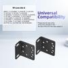 PhyinLan Rack Ear Kit for TP-Link 19-inch Rackmount Switches 1U Rack Width Extender 17.3 Inch to 19 Inch view 4