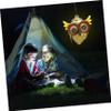 GANAZONO 1pc Solar Shaped Decorative Led Lamp Iron Garden Light for Lawn Patio and Balcony Solar Powered Outdoor Lantern view 3