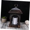 Yardenfun Solar Hanging Lantern with Flickering Candle Light Energy-Saving Outdoor Decoration Bronze Finish for Garden Patio and Indoor Use view 3
