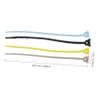 Veemoon 20pcs Reusable Silicone Cable Ties Cord Ties Reusable for Office Cable Management Straps Mini Wire for Electronics view 2