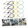 Veemoon 20pcs Reusable Silicone Cable Ties Cord Ties Reusable for Office Cable Management Straps Mini Wire for Electronics view 3