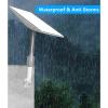 STL - J01 Mounting Kit, Adjustable Satellite Antenna J Pole Wall Roof Mount Compatible with V2 Rectangular Dish, Mounting Bracket for Antenna & Weather Station view 3