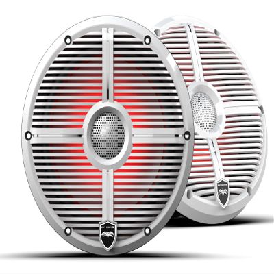 wet sounds | REVO 8 XW-W V3 | REVO Series 8-inch High-Output Component Style Coaxial Speakers w/XW-White RGB Grilles