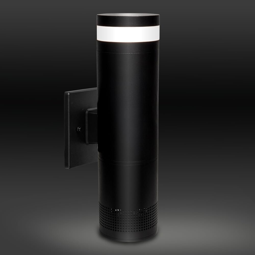 OSD Audio Eclipse Series Slim Wall Mount Outdoor Landscaping Speaker with LED Light