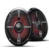 Wet Sounds | REVO 6 XW-B V3 | REVO Series 6.5-inch High-Output Component Style Coaxial Speakers w/XW-Black RGB Grilles view 1
