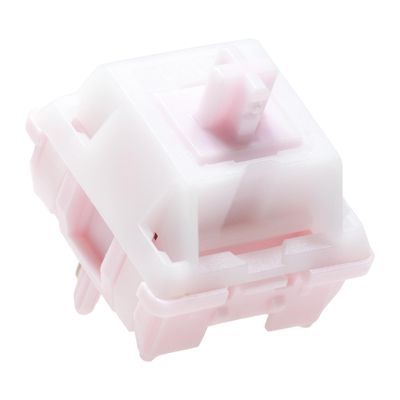 KPREPUBLIC QTUO Strawberry Cake Switch Linear Switch MX Stem for Gaming Mechanical Keyboard Pre Lubed Q1 PO3 37g 42g Long Spring (Strawberry Cake Switch x90)