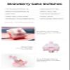 KPREPUBLIC QTUO Strawberry Cake Switch Linear Switch MX Stem for Gaming Mechanical Keyboard Pre Lubed Q1 PO3 37g 42g Long Spring (Strawberry Cake Switch x90) view 2