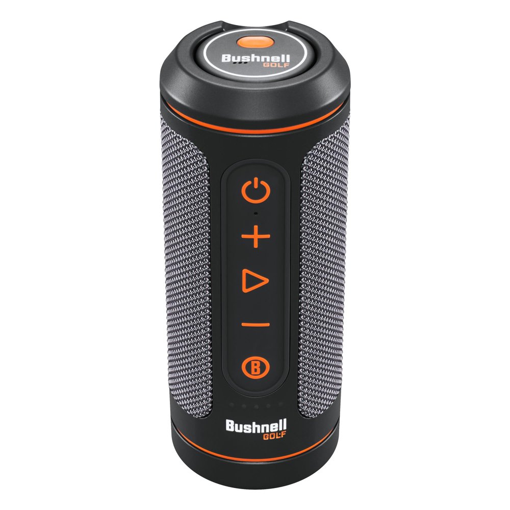 Bushnell Golf Wingman 2 GPS Bluetooth Speaker | Audible Distances, Magnetic Cart Mount, Custom Sound Bites, TWS Pairing & USB-C Charging