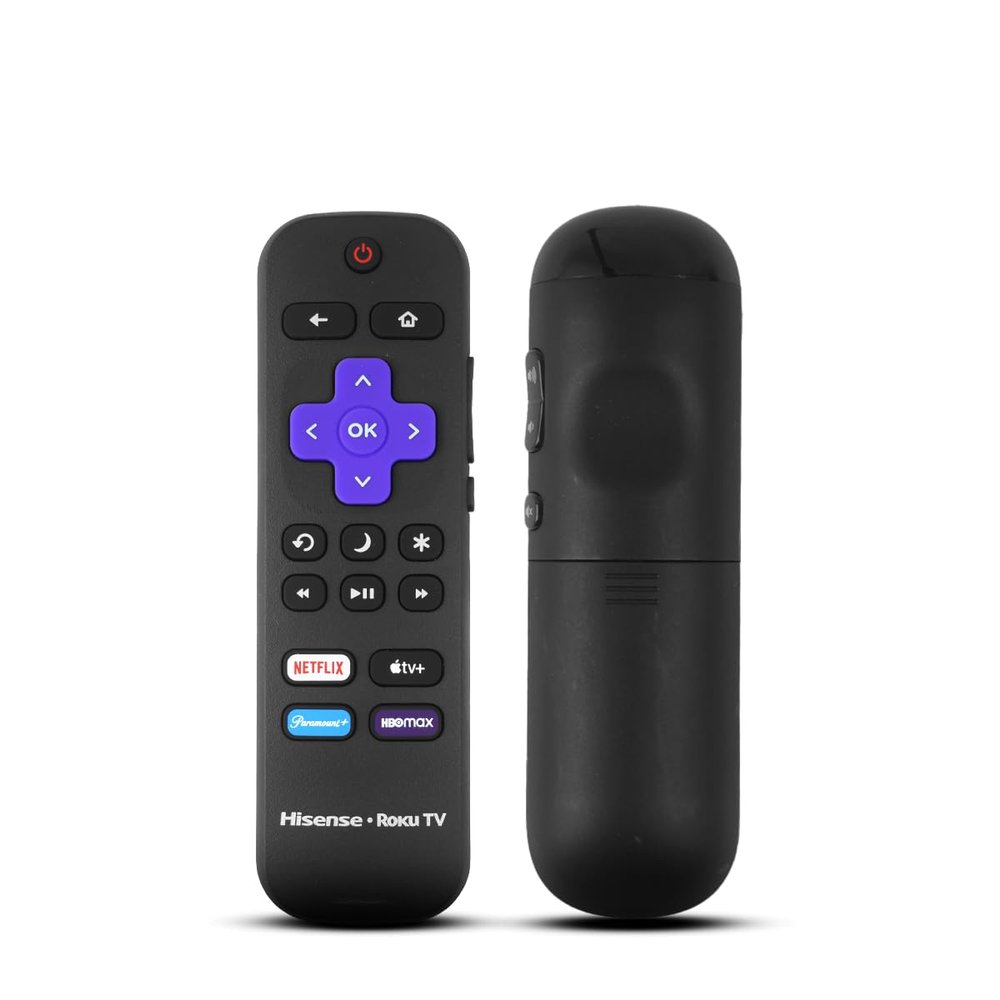 Ceybo Original Remote Control fit for Hisense Roku Smart TV with Netflix, Apple TV, Paramount, and HBOmax Shortcuts