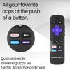 Ceybo Original Remote Control fit for Hisense Roku Smart TV with Netflix, Apple TV, Paramount, and HBOmax Shortcuts view 3