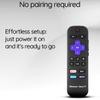 Ceybo Original Remote Control fit for Hisense Roku Smart TV with Netflix, Apple TV, Paramount, and HBOmax Shortcuts view 4