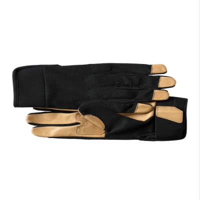 KingSize Men's Extra Large Work Gloves - L, Black Brown
