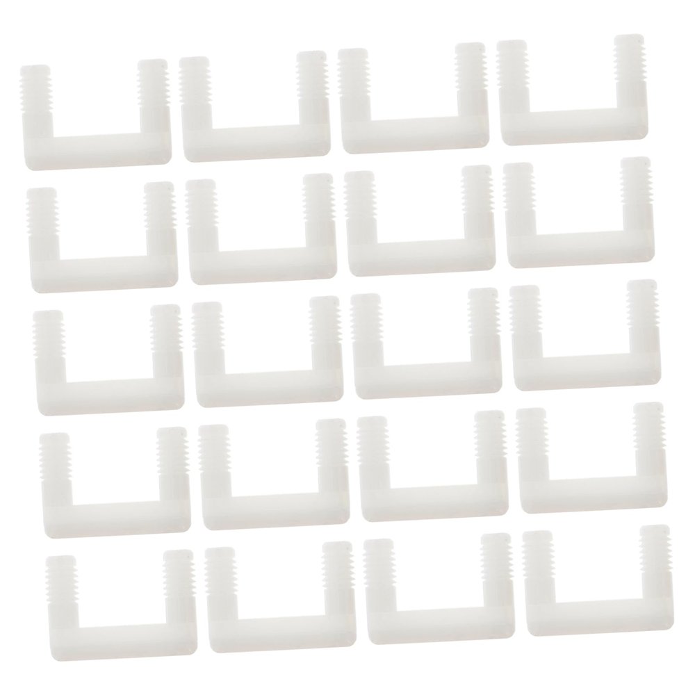 Ciieeo 50pcs U-Shaped Connector for Sectional Couch Easy Install High Durability Furniture Connectors