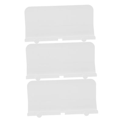BRIGHTFUFU 3pcs Wall-Mounted Phone Holder for Phone Nail Charging Rack White Wall Mount Storage Stand