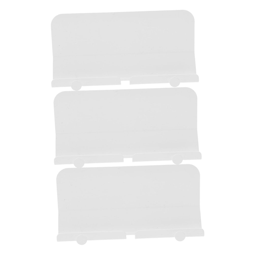BRIGHTFUFU 3pcs Wall-Mounted Phone Holder for Phone Nail Charging Rack White Wall Mount Storage Stand