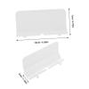 BRIGHTFUFU 3pcs Wall-Mounted Phone Holder for Phone Nail Charging Rack White Wall Mount Storage Stand view 2