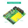 Dual Msata SSD to Dual SATA3 Adapter,Supports 25x30mm and 50x30mm msata SSD to SATA3 / 6Gbps Mass Storage Interface. view 3