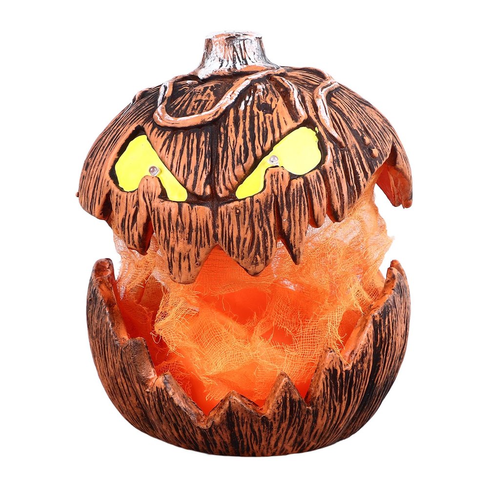 Interactive Halloween Delight - Motion - Activated Pumpkin with Light - Up Eyes for Festive Decor