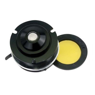 JOEBO Microscope Kit N.A.1.25 Concentrator Metal Zoom Adjustable Diaphragm Aperture Converge for XSP-00 Biological Microscope Microscope Lens Adapters (Color : with Yellow Filter)