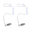 Renastar Prop Acoustic Tube with Clips Two Way Radios Headset Secret Hollywood FBI Agent Spy Game Earpiece(Clear) view 1