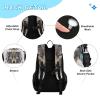 ALAZA Wolf Boho Dreamcatcher Backpack and Lunch Bag Set Back Pack Bookbag Cooler Case Kits view 3
