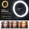NEEWER Professional Ring Light with Stand and Phone Holder, Diffuser Included, 18 inch Ultra Thin, 45W 2900K-7000K TLCI98, App Control, Softer Lighting for Makeup Live Stream TikTok, RP18B Pro White view 4