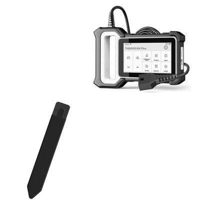 BoxWave Stylus Pouch Compatible with Thinkcar ThinkScan Plus S7 - Stylus PortaPouch, Pen Stylii Holder Carrier Portable Self-Adhesive - Jet Black