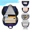 ALAZA Mandala Boho Bohemian Lotus Backpack and Lunch Bag Set Back Pack Bookbag Cooler Case Kits view 4