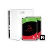 QNAP 2 Bay Home NAS with 4TB Storage Capacity, Preconfigured RAID 1 Seagate IronWolf Drives Bundle, with 1GbE Ports (TS-233-24ST-US) view 1