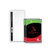 QNAP 2 Bay Home NAS with 4TB Storage Capacity, Preconfigured RAID 1 Seagate IronWolf Drives Bundle, with 1GbE Ports (TS-233-24ST-US) view 2