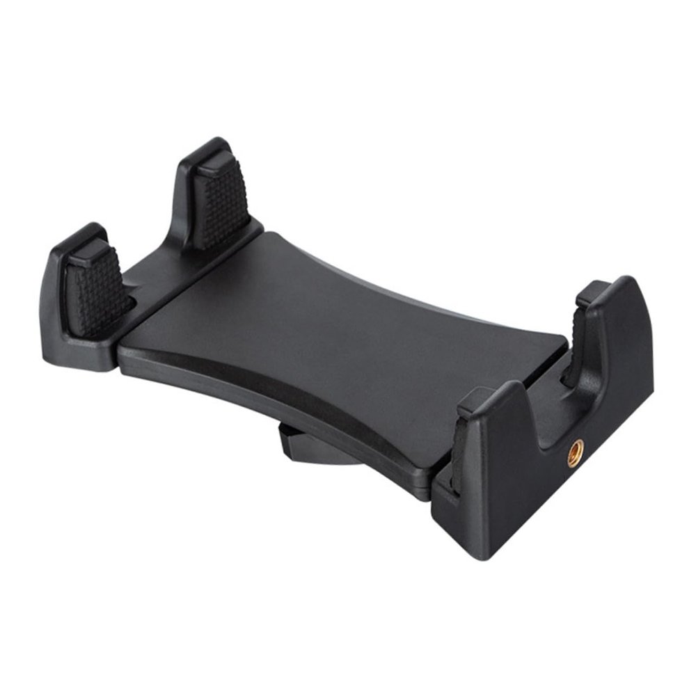 BRIGHTFUFU Rotating Tablet Phone Holder Clip Mount for Tripods Compatible Phones Tablets Multi-Purpose Use for Photography Video