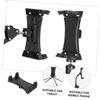 BRIGHTFUFU Rotating Tablet Phone Holder Clip Mount for Tripods Compatible Phones Tablets Multi-Purpose Use for Photography Video view 3