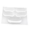 FONDOTIN Toilet Seat Pads Bumpers 5pcs Silicone Bidet Attachment Bumpers for Toilet Lid Silent -Slip Cushioning Pads view 1