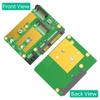Dual M.2(NGFF) SSD to Dual SATA3 Adapter, Supports M.2 2230/2242/2260 Type SSD for Desktop Computer view 3