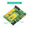 Dual M.2(NGFF) SSD to Dual SATA3 Adapter, Supports M.2 2230/2242/2260 Type SSD for Desktop Computer view 4