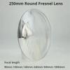 ZTBH Microscope Accessories Kit Diameter 250mm Fresnel Lens Round Focal Length 90mm 100 140 240 500mm 1000mm Condenser Lens Magnifier Microscope Slides (Size : 250mm, Color : 100MM_2MM) view 2