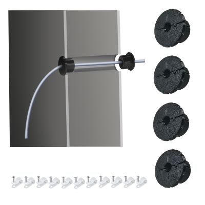 ARSUNOVO Compatible with Starlink Cable Grommet,1/2 inch,3/4 inch,1 Inch Wall Grommet for Starlink Cables,Starlink Cable Routing Kit,Star Link Accessories,(1/2 inch,4 Packs)