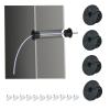 ARSUNOVO Compatible with Starlink Cable Grommet,1/2 inch,3/4 inch,1 Inch Wall Grommet for Starlink Cables,Starlink Cable Routing Kit,Star Link Accessories,(1/2 inch,4 Packs) view 1