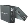 PWAYTEK 4K HDMI KVM USB Extender, 60m (196ft), Zero Latency, Remote Control, Black view 1
