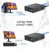 PWAYTEK 4K HDMI KVM USB Extender, 60m (196ft), Zero Latency, Remote Control, Black view 4