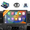 Leadfan Car Stereo Radio for Chevy Chevrolet GMC Buick with Wireless Carplay Android Auto, 10.1" IPS Touch Screen Car Radio Support GPS Navi/Bluetooth/WiFi/Mirror Link/FM/Backup Camera/SWC view 1