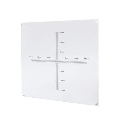 JOEBO Microscope Kit Calibration Plate Dual-axis Optical Standard Ruler Cross Standard Image Measurement Microscope Lens Adapters